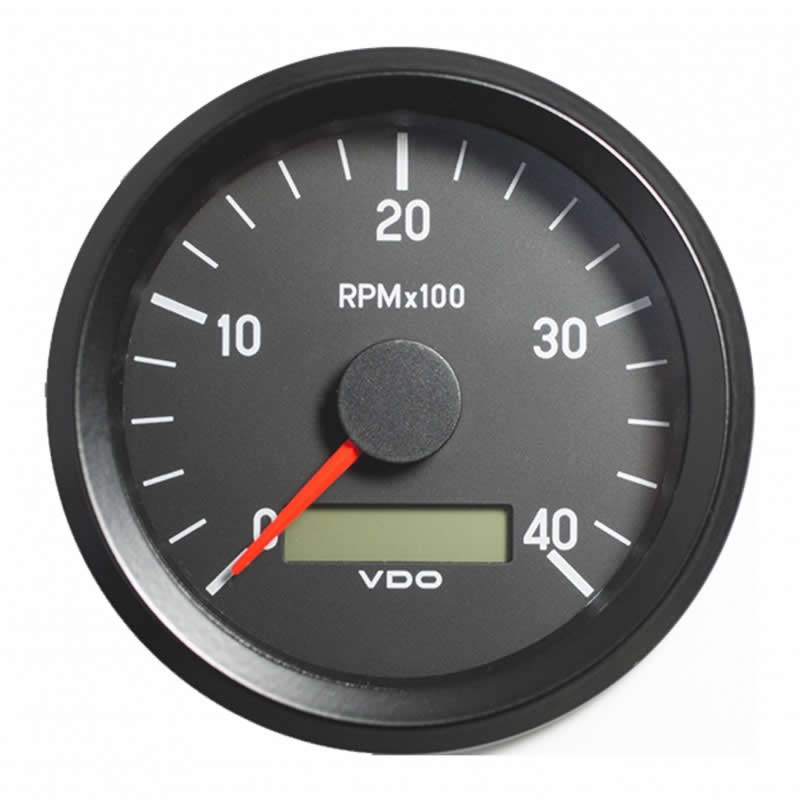 VDO Cockpit International Tachometer 4.000 gauge